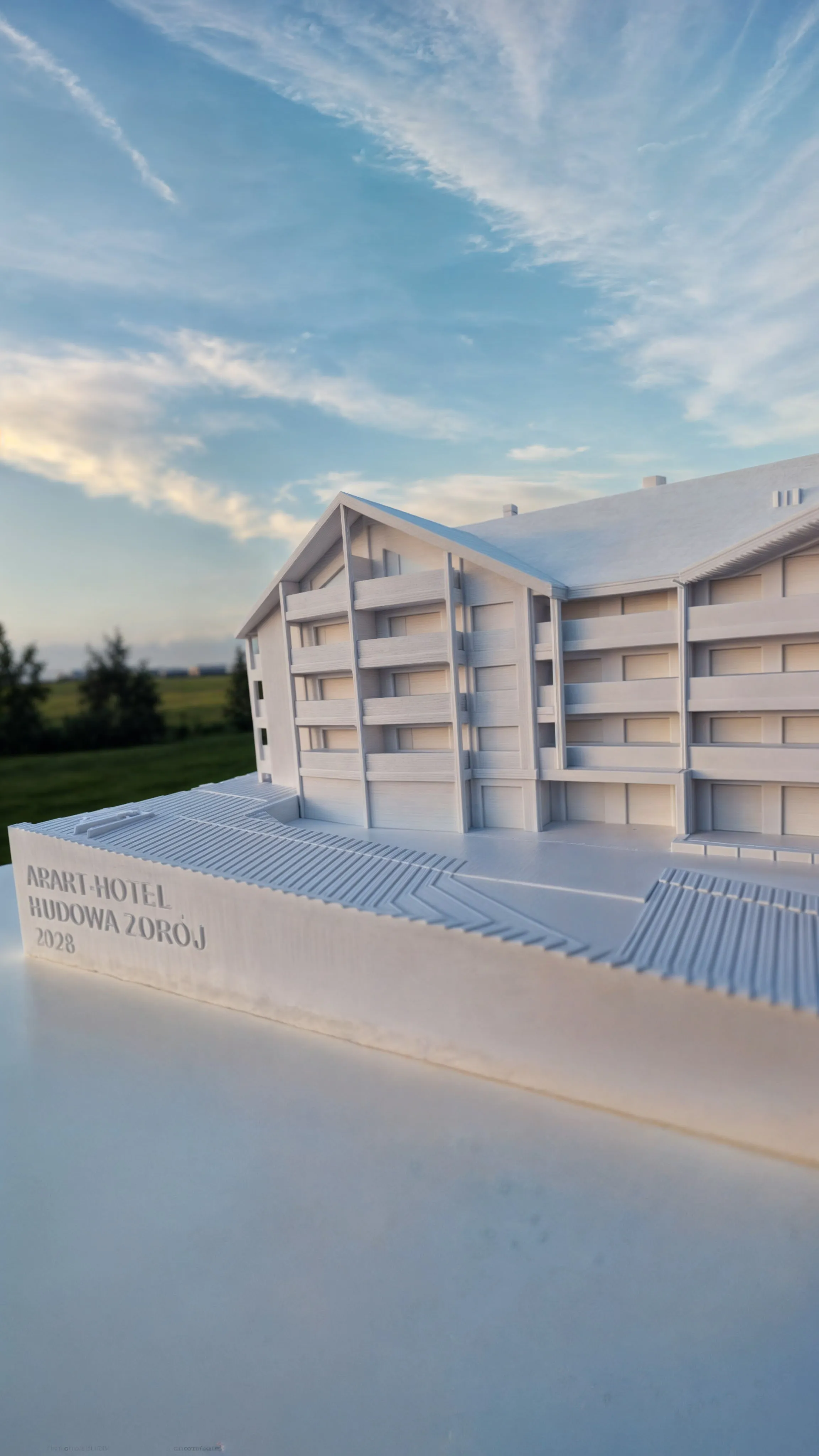 Makieta budynku Hotel Kudowa Zdrój w skali 1:200