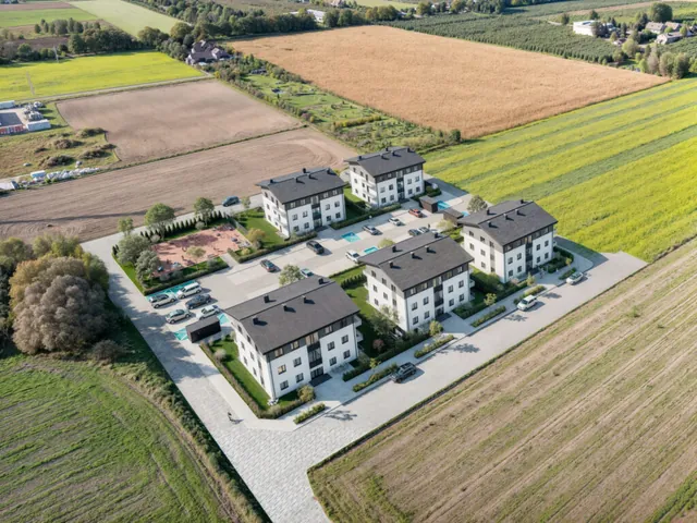 Wiśniowe Osiedle w Czernikowie widok z lotu ptaka