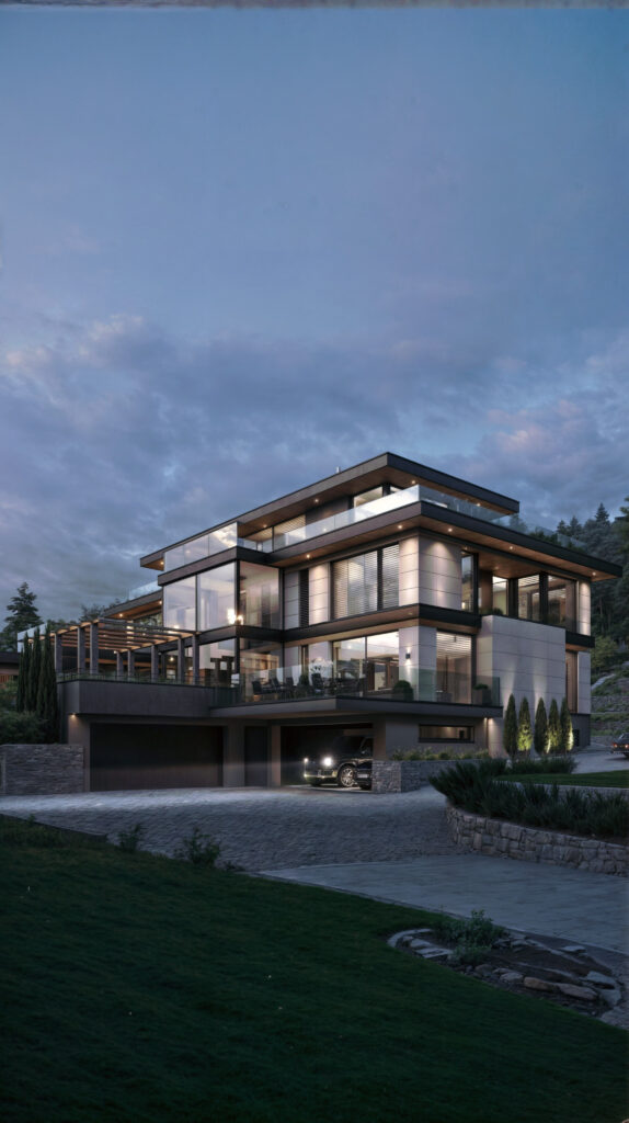 Elegancka willa z basenami w Rheinfelden, Niemcy.