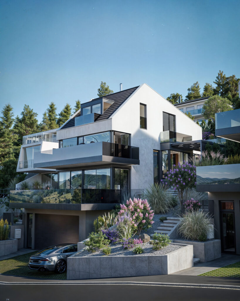 Budynki jednorodzinne Muttenz, Szwajcaria