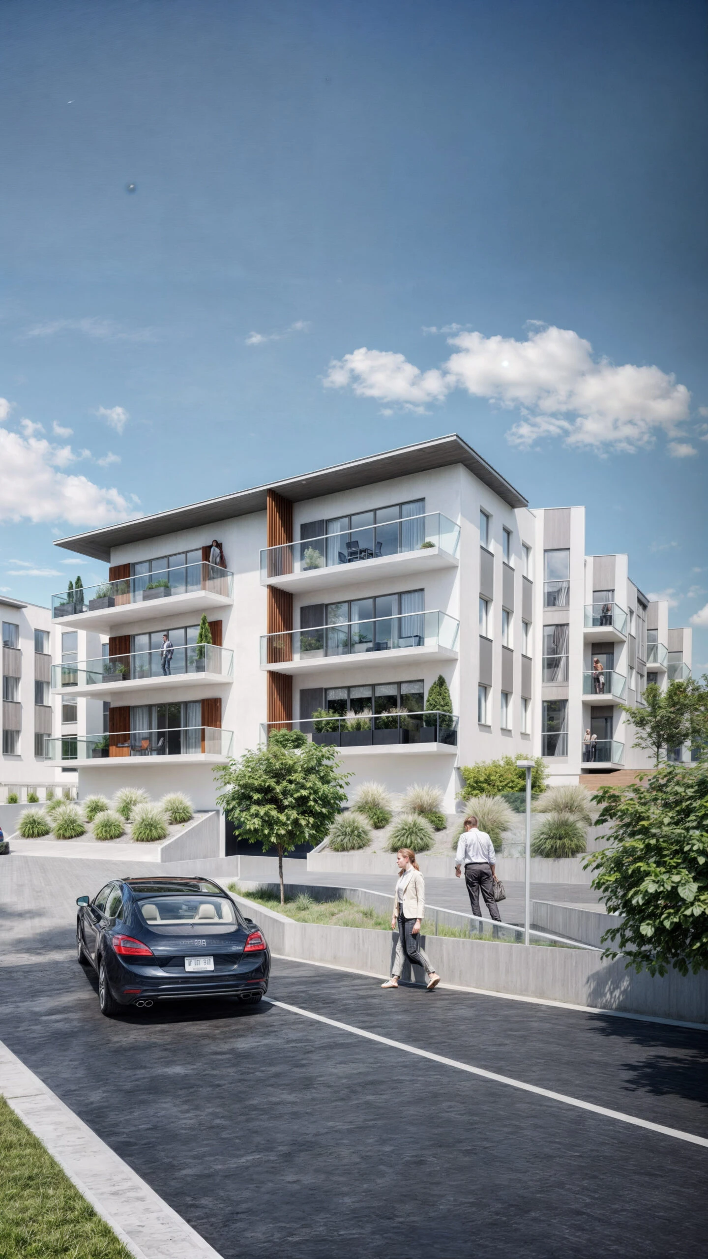 Osiedle River House Poznań – wizualizacja 3D